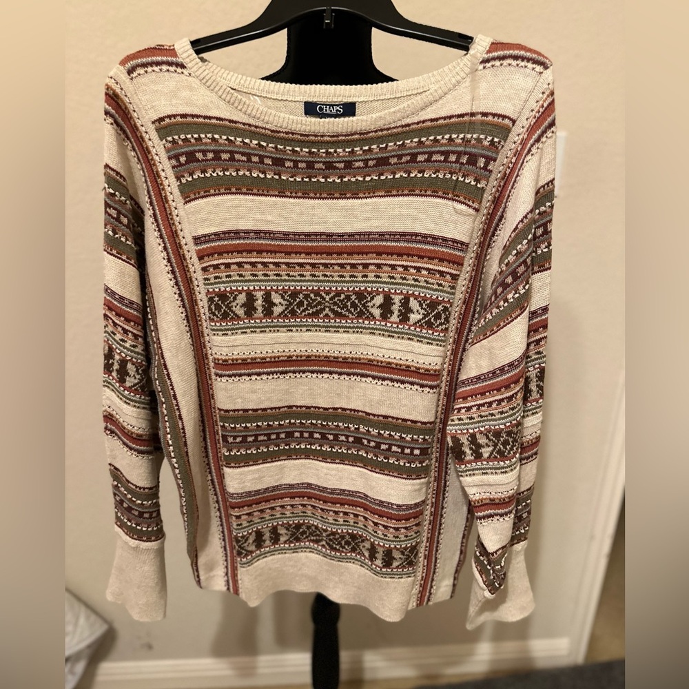 Chaps Women's Multicolor Striped Sweater
